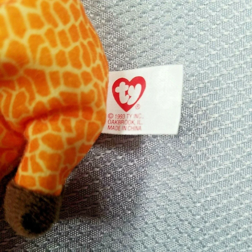 Vintage Twigs Ty‎ Teenie Beanie Babies Baby Giraffe 1993
